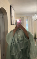 Fern green organza set