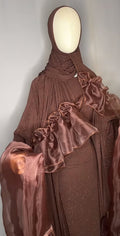 Brown organza set